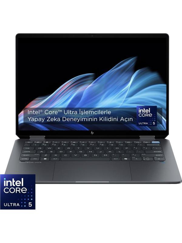OmniBook Ultra Flip X360 Intel Core Ultra 5 226V 16GB 1TB SSD 14" 2.8K OLED Dokunmatik Win11H Taşınabilir Bilgisayar B47A5EA - Image 1