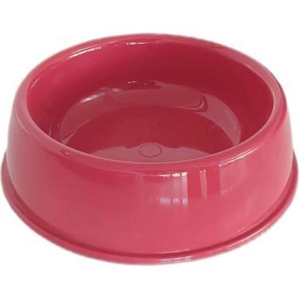 Karamel Pet Plastik Köpek Mama Su Kabı 500 ml Kırmızı - Image 1