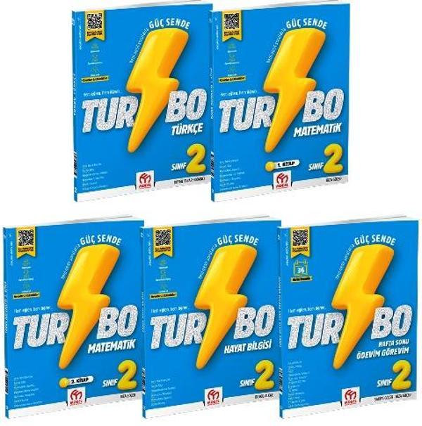 2. Sınıf Turbo Eğitim Seti (5 Kitap) - İş Bankası Kültür Yayınları - Image 1