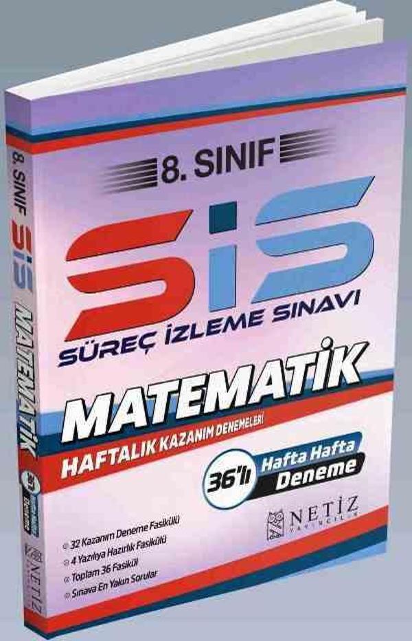 8. Sınıf LGS Matematik Süreç İzleme Sınavı 36'Lı Deneme - İş Bankası Kültür Yayınları - Image 1