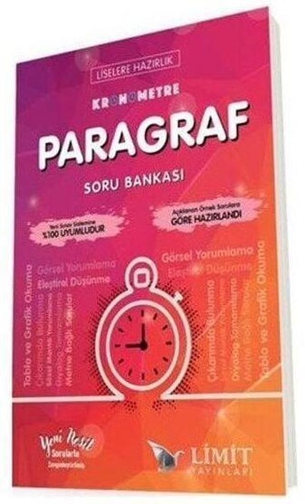 Limit Yayınları 8. Sınıf LGS Kronometre Paragraf Soru Bankası - Limit Yayınları - Image 1
