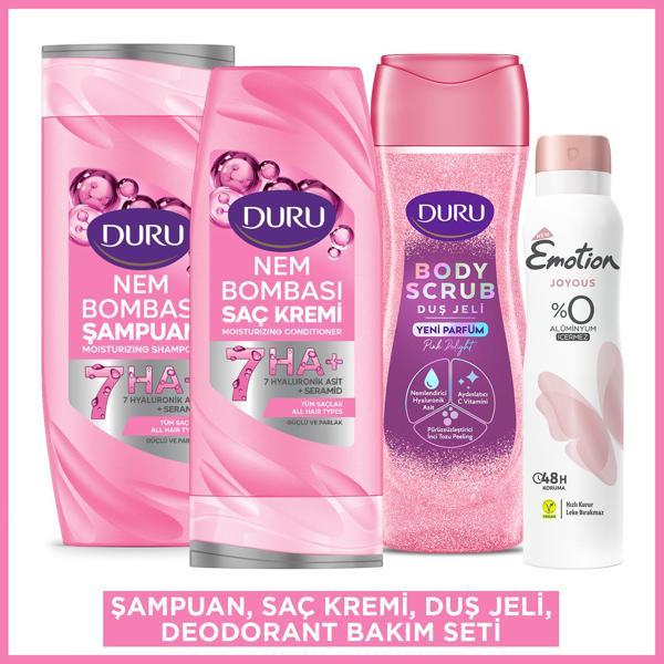 Duru Nem Bombası Şampuan,Saç Kremi,Duş Jeli & Kadın Deodorant - Image 1