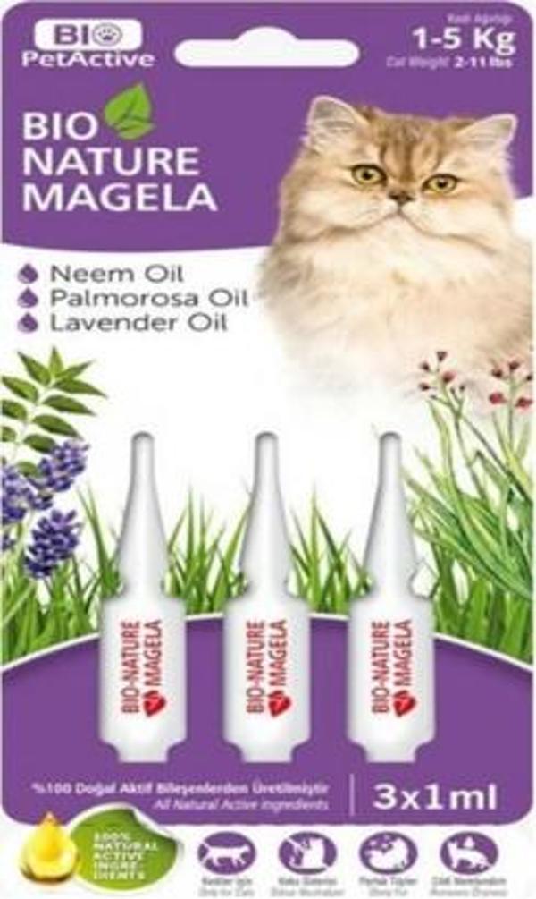 Bio Pet Active Kedi Tüy ve Deri Bakım Damlası 1-5 kg - Image 1