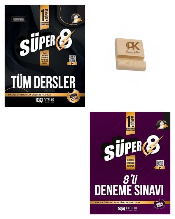 Nitelik LGS 8. Sınıf 1. Dönem Konuları Tüm Dersler ve 8li Deneme Sınavı - Nitelik Yayınları - Image 1