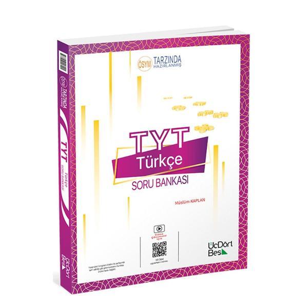 ÜçDörtBeş Yayınları 2024 TYT Türkçe Soru Bankası - Üç Dört Beş Yayınları - Image 1