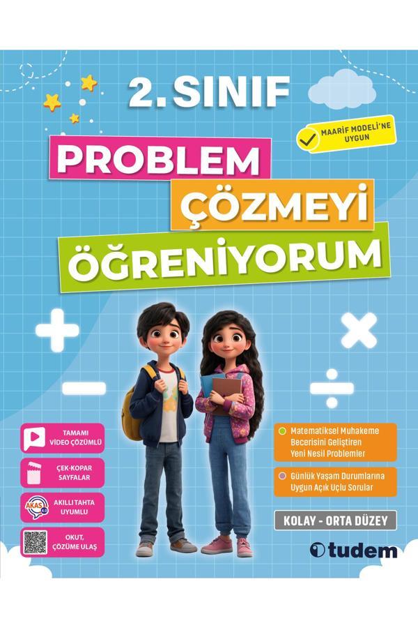 2.Sınıf Problem Çözmeyi Öğreniyorum - Tudem Yayınları - Image 1