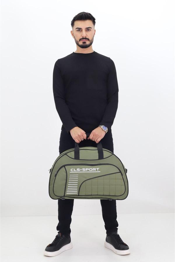 Yeşil Spor ve Seyahat Çantası – Ayakkabı Bölmeli, Su Geçirmez, Omuz Askılı Antrenman Çantası - Image 1