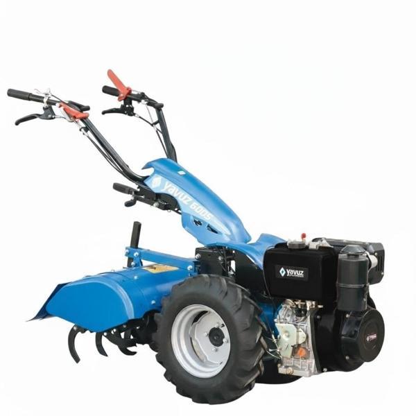 Yavuz Y600S Arkadan Frezeli Marşlı Dizel Çapa Makinası 10 Hp 3 İleri 2 Geri - Image 1