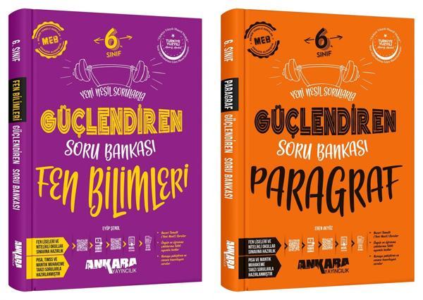Ankara 2025 6. Sınıf Fen Bilimleri + Paragraf Güçlendiren Soru Bankası Seti 2 Kitap Güncel Müfredat - Ankara Yayıncılık - Image 1