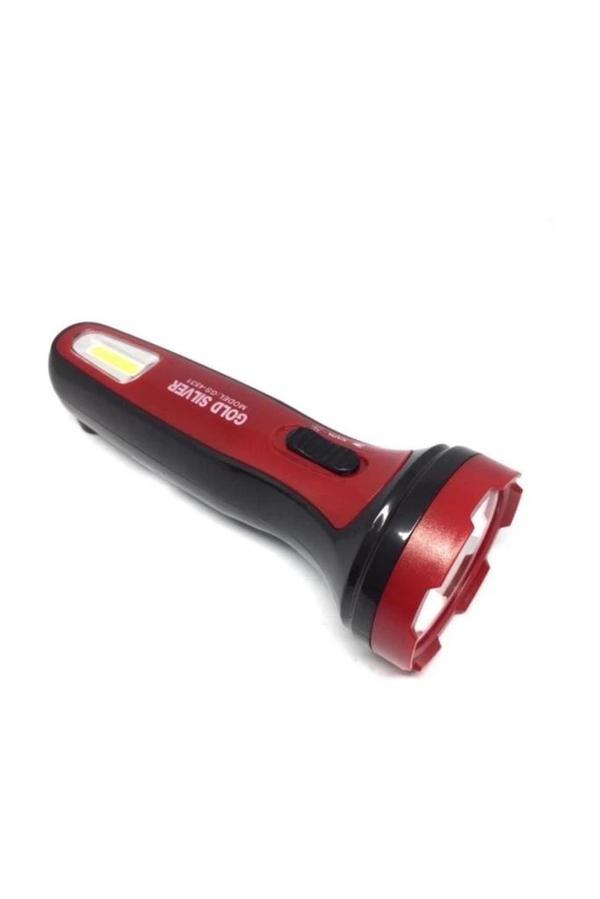 Gold Sılver Gs-4531 3 Watt+1 Watt Cob Led'li Şarjlı El Feneri - Image 1
