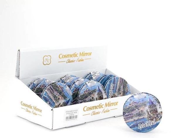 Taşlı İstanbul Tasarımı El Aynası İnce Alk2475a - Image 1