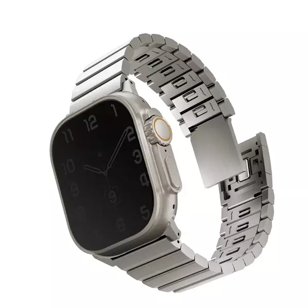 Uniq Strova Watch 44/45/46/49mm Çelik Kordon - Gümüş - Image 1