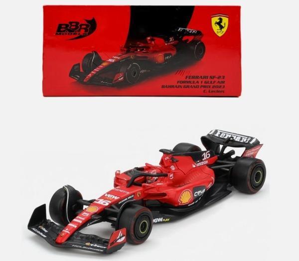 BBR Models F1 Ferrari SF23 #16 C. Leclerc 2023 Bahrain GP  1/64  ölçek - Image 1