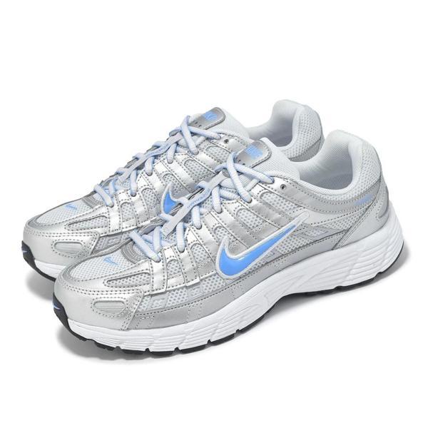 NİKE P-6000 Metallic Silver Gs Sneaker Ayakkabı-SPORTXOUTLET - Image 1