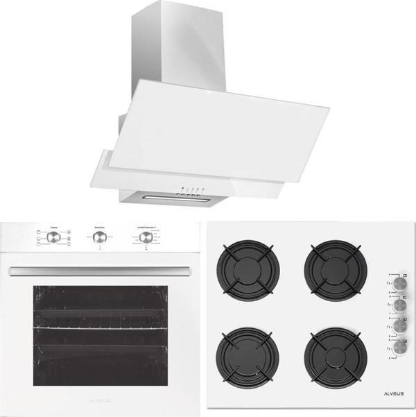 Alveus 6 Program Turbo Ankastre Cam Set - Beyaz - Image 1