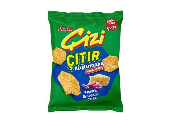 ÇİZİ ÇITIR - Peynir&Soğan Aromalı - 50 gram - 14 Adet - Image 1