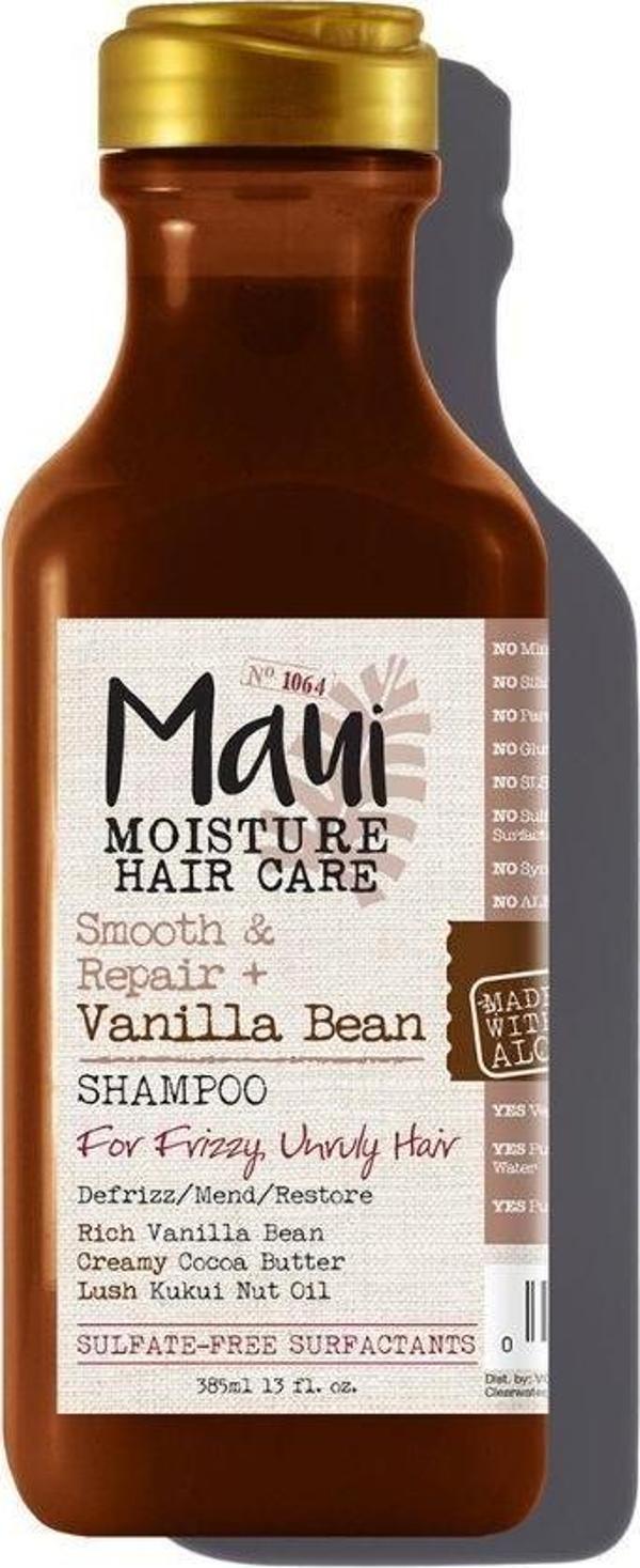 Maui Vanilya Fasulyesi Pürüzsüz Kıvırcık Saç Şampuanı 385 ml - Image 1