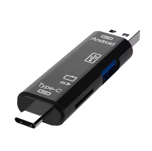 ZR824 Type-C 3 İn 1 Otg Smart Card Reader - Image 1