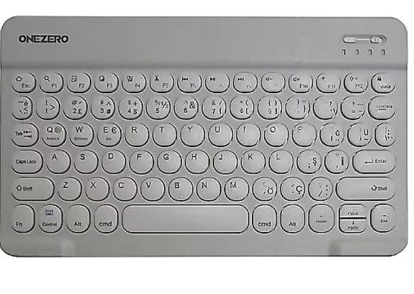 ZR455 Beyaz Bluethooth Klavye - Image 1