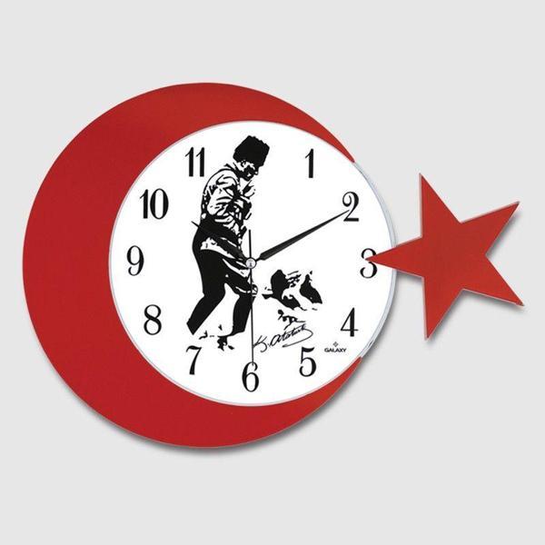 Ay Yildiz Duvar Saati 134-3 - Image 1