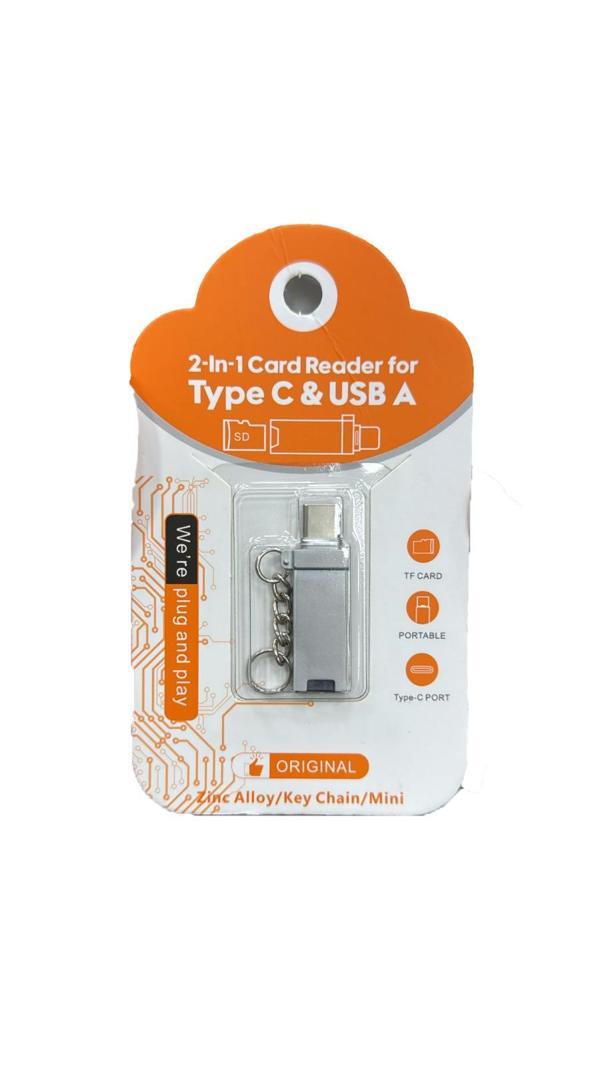 ZR967 Type-C Usb 2İn1 Card Reader - Image 1