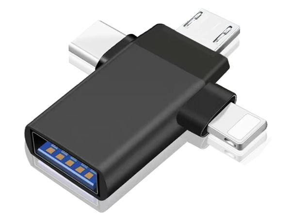 ZR172 Siyah T Otg Çoğaltıcı Aparat - Image 1