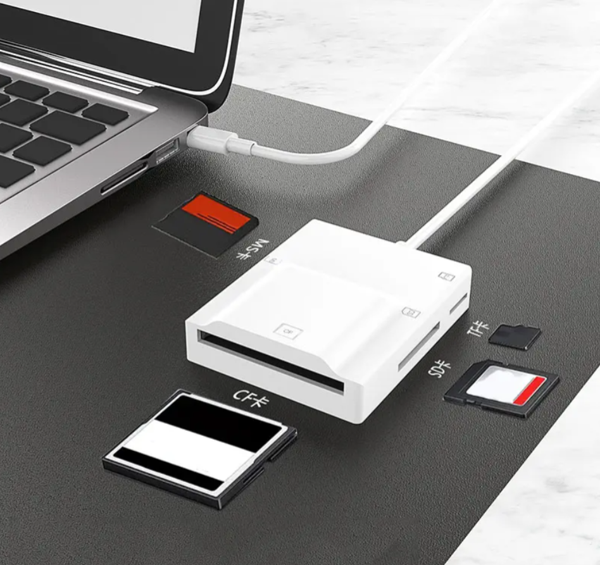 ZR780 Nk-3057H Type-C 3.0 4 İn 1 Card Reader - Image 1