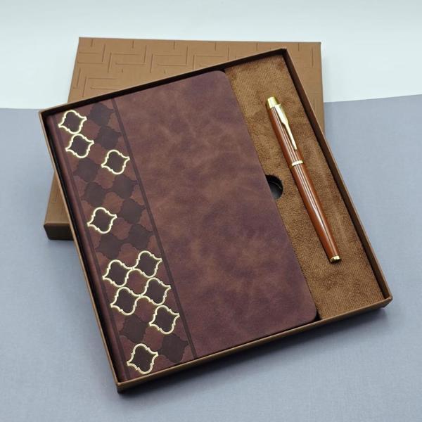 Lüks Kutulu Defter Kalem Set - Image 1