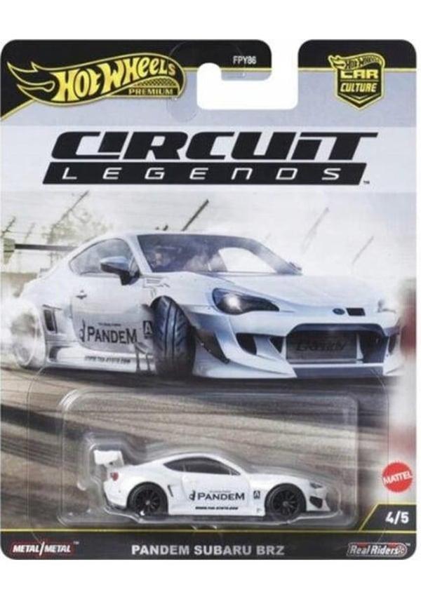 Hot Wheels Premium Cırcuit Legends Pandem Subaru BRZ FPY86 JBK64 - Image 1