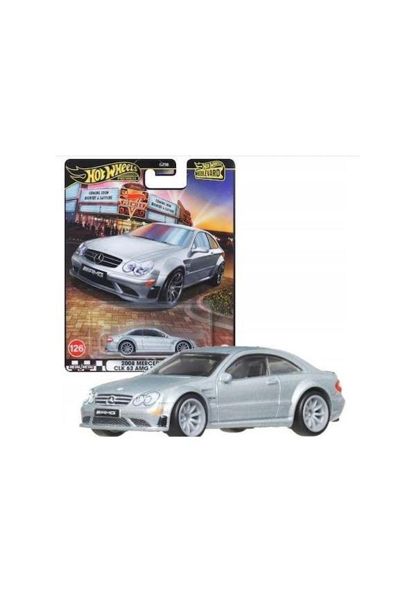 Hot Wheels Premium Boulevard 2008 Mercedes-Benz CLK 63 AMG Black Series GJT68 JBL07 - Image 1