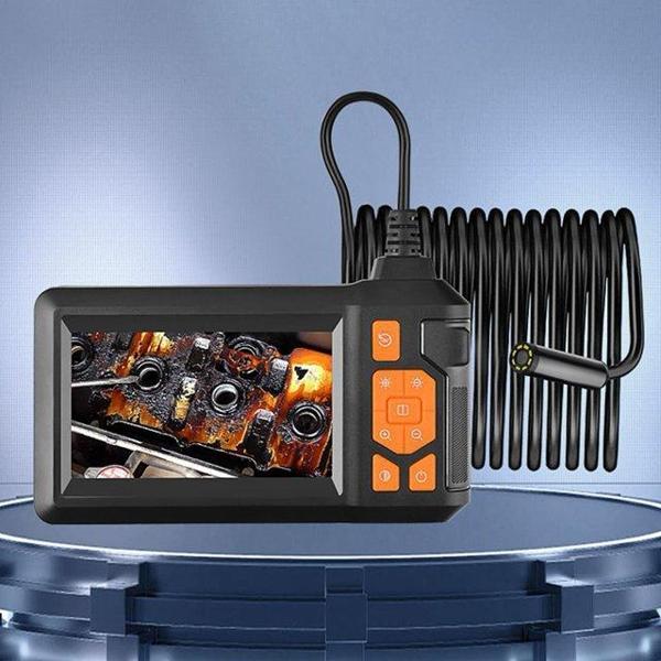 30 Mt Ekranlı 2 Kameralı Endoskop Yılan Kamera Sert Kablo Işıklı 8 MM - Image 1