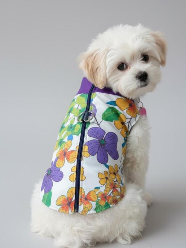 Flora Rain Küçük Köpek Yağmurluk Ceket - Image 1