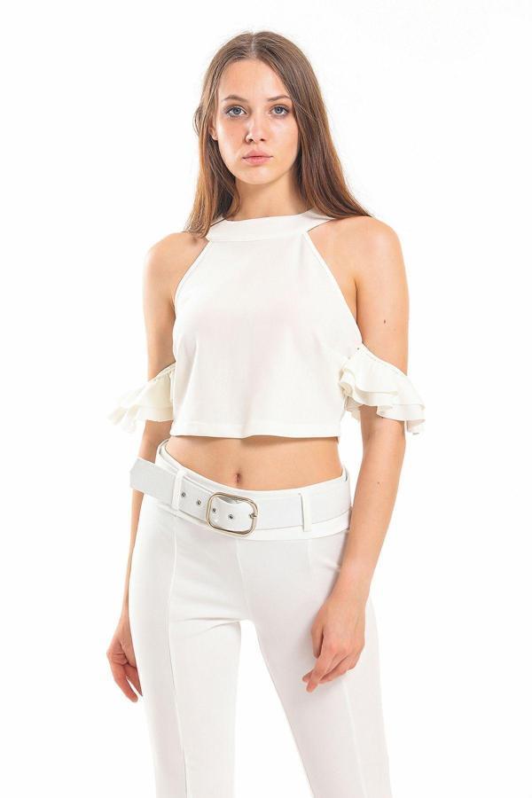 Sense Volonlu Scuba Krep Bustiyer Ekru Bus33431
Bus33431 - Image 1