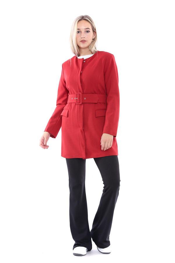 Sense Çelik Örgü Uzun Ceket Kırmızı Ckt32183
Ckt32183 - Image 1