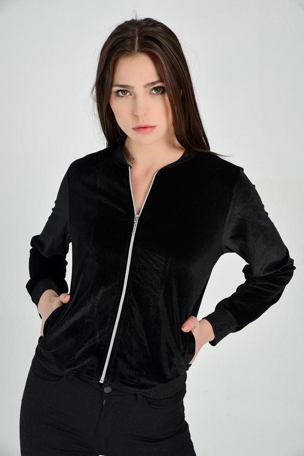 Sense Yakası Ve Kol Ribanaları Pullu Mont Siyah Mnt31708
Mnt31708 - Image 1