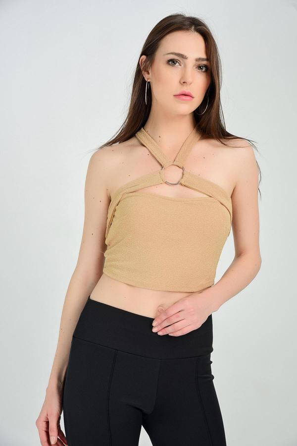 Sense Halka Aksesuarli Abiye Bluz Safran Blz14719
Blz14719 - Image 1