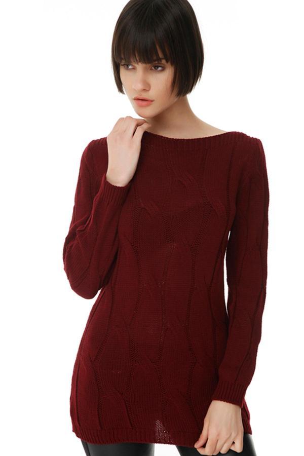 Sense Genis Sac Orgulu Kazak Bordo Trk18193
Trk18193 - Image 1