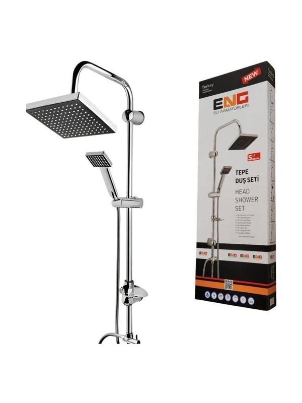 Lüks Tepe Duş Seti – Modern Tasarım, Yüksek Basınçlı Yağmurlama Duş Keyfi - Image 1