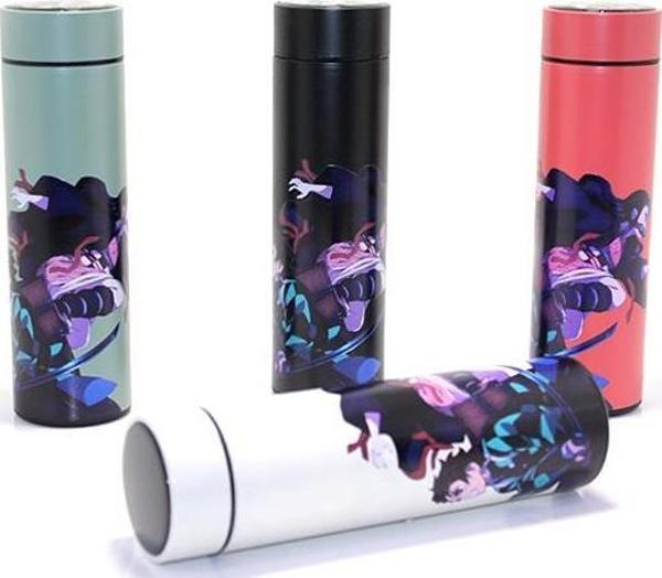 1 Adet Anime Baskılı Dijital Göstergeli Termos 500 ml - Image 1