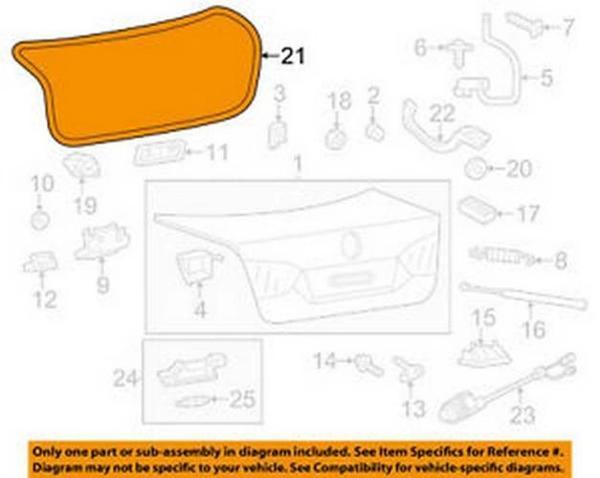 Volkswagen Jetta 2010  Bagaj Kapak Fitili  (Oem No:5C6827705A5Ap) - Image 1