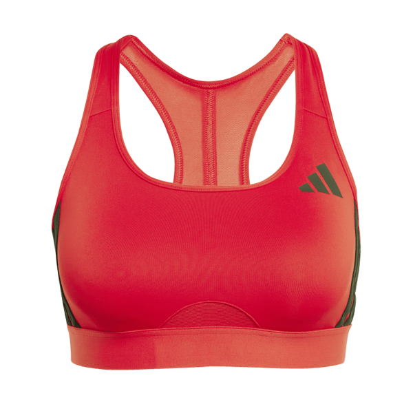 Adidas Powerreact Train Medium-Support 3-Stripes Sporcu Sütyeni JP4805 - Image 1