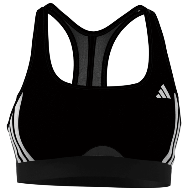 Adidas Powerreact Train Medium-Support 3-Stripes Sporcu Sütyeni JH1420 - Image 1