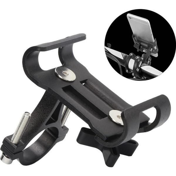 Zhltools Alüminyum Bisiklet Motosiklet Cep Telefonu Tutucu Dayanıklı Paslanmaz 360 Derece Siyah - Image 1