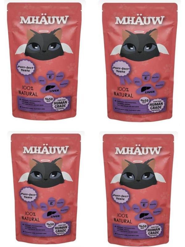4 Adet Mhauw Ciğerli Kedi Ödülü 80gr Skt:05/2027 - Image 1