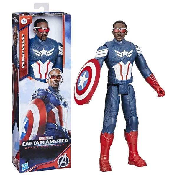 F9276 Marvel Titan Hero - Captain America Brave New World Aksiyon Figürü 30 cm - Image 1