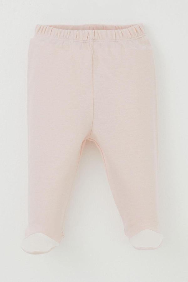 Breeze Kız Bebek Patikli Alt Basic 0-3 Ay, Pudra - Image 1