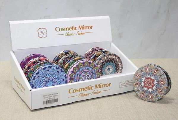 Taşlı El Aynası Yuvarlak İnce Alk3754 - Image 1