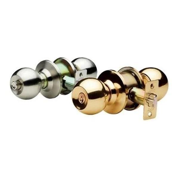 Amerikan Kapı İçin - Topuzlu Otel Tipi Kilit - Saten - Image 1