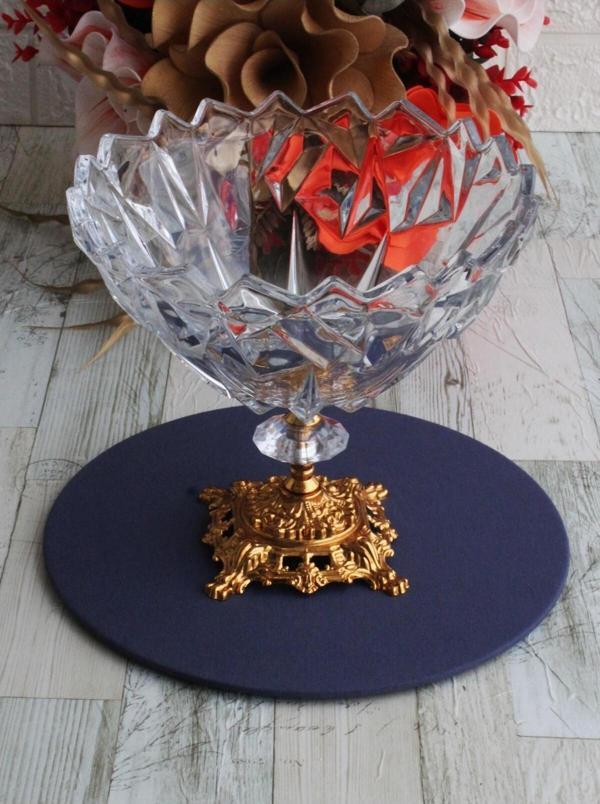 Metal Ayaklı Salata & Meyve Sunum Kasesi-23 Cm - Image 1