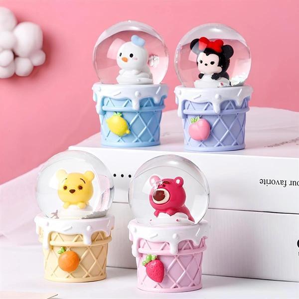 Mickey Mouse Işıklı Kar Küresi 9 Cm Alk3111 - Image 1